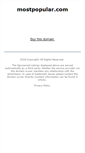 Mobile Screenshot of mostpopular.com